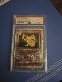 Pokemon TCG Kadabra Legendary Collection Reverse Holo Card PSA 8 49/110 - Image 1