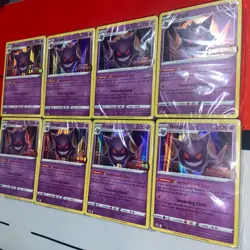 8x Sealed Gengar SWSH241 NM Mint Lost Origin Prerelease SWSH Promo Stamp Card - Image 1