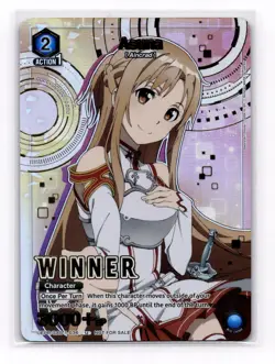 Asuna SAO-1-036 Winner Tournament Promo Union Arena Card Sword Art Online - Image 1