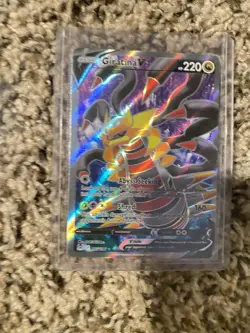Pokemon Giratina v TCG Full Art Ultra Rare Card 185/196 SWSH Lost Origin - Image 1