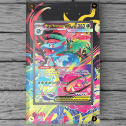 MEGA Venusaur ex 177/132 Custom Extended Art Pokemon Case (Card not Included) - Image 1