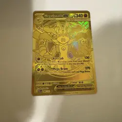 Mega Lucario EX 188/132 Hyper Rare Mega Evolutions NM Pack Fresh Gold Card - Image 2