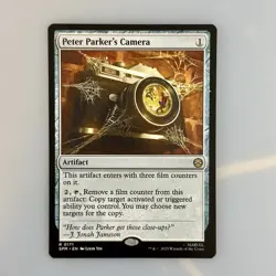 Magic The Gathering Spiderman SPM Rare Card Peter Parker's Camera R 0171 - NM - Image 1
