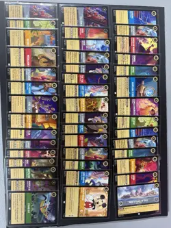 Disney Lorcana 350 Card lot, Regular and Foil - Image 1