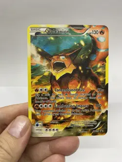 Volcanion Gold Metal Pokemon Card-Collectible Gift Display！Christmas - Image 1