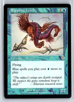 Sapphire Leech Invasion Rare - MTG Magic the Gathering Card - Image 1