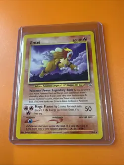 Pokemon TCG Entei Neo Revelation Card 17/64 LP - Image 1