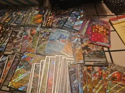 🔥🔥POKEMON TCG OVER 150+ EXs & Vs MIXED CARD LOT. SWORD &SHIELD ERROR. SELLERS. - Image 5