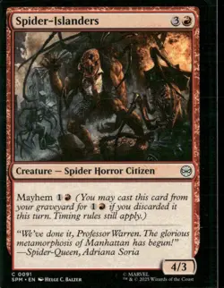 MTG Magic the Gathering Spider-Man Base Common 91 Spider-Islanders - Image 1