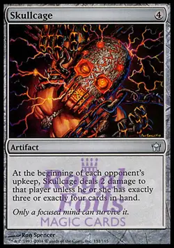 Skullcage 2x FOIL 5DN MTG Fifth Dawn Uncommon MINT artifact - Image 1