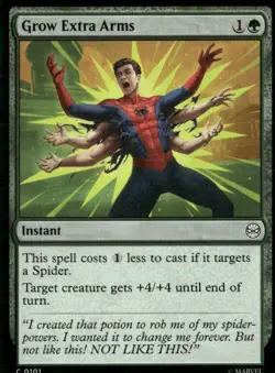 MTG Magic the Gathering Spider-Man Base Common 101 Grow Extra Arms - Image 1