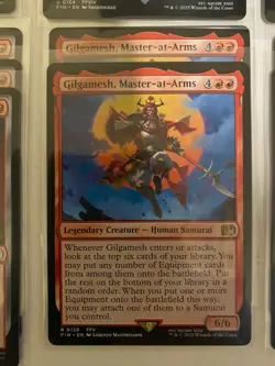 MTG FINAL FANTASY - Gilgamesh Raubahn Mono Red Equipment Control Deck - Image 2