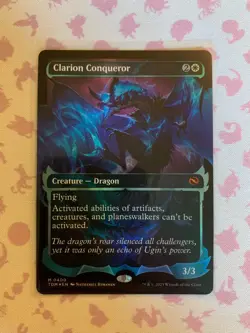 MTG Magic Clarion Conqueror Showcase Foil Tarkir: Dragonstorm 0400 NM - Image 1