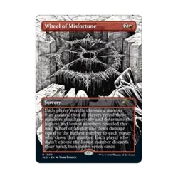 WOTC MtG Magic the Gathering Wheel of Misfortune (R) (Foil) NM - Image 1