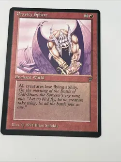 Gravity Sphere Legends Magic The Gathering Mtg Near Mint Never Played 1994 - Image 4