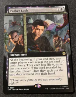 Parker Luck - Extended Art - SPM - MTG - EN - NM - 0258 - Image 1