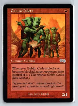 Goblin Cadets Urza's Saga Uncommon - MTG Magic the Gathering Card - Image 1