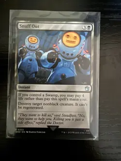 Snuff Out- Universes Beyond: Dr. Who Regular MTG-NM - Image 1