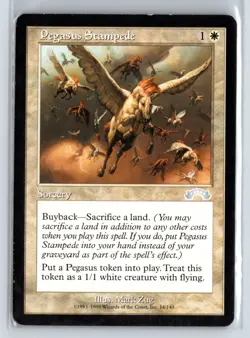 (4X) Pegasus Stampede Exodus Uncommon - MTG Magic the Gathering Card - Image 1