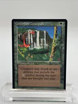 Concordant Crossroads MTG Legends Near-Mint Magic The Gathering 1994 - Image 1