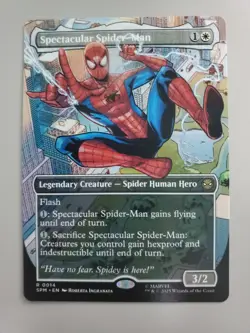 MTG Spectacular Spider-Man Marvel's Spider-Man Borderless Rare - Image 1