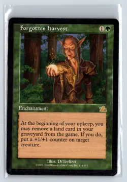 Forgotten Harvest Prophecy Rare - MTG Magic the Gathering Card - Image 1