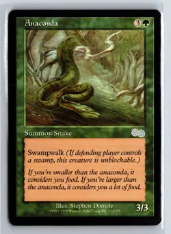 (5X) Anaconda Urza's Saga Uncommon - MTG Magic the Gathering Card - Image 1