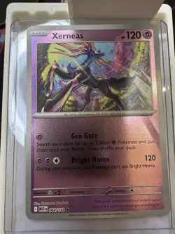 Xerneas (Reverse Holo) 064 /132 - Mega Evolution - Pokemon - NM/M - Image 1