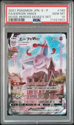 PSA 10 Espeon VMAX - 189/S-P - Eevee Heroes Eevee's Set - Pokemon - Read Desc. - Image 1