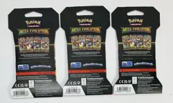 Pokemon TCG (3) Mega Evolutions Sleeved Booster Packs - SHIPS FAST! - Image 2