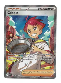 Crispin 164/142 Sv07: Stellar Crown Holo Pokemon TCG - NM - Image 1