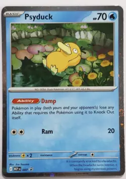 Pokemon TCG Psyduck MEP 007 Mega Evolution Blister Promo - Image 1