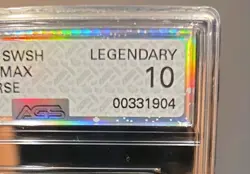 AGS 10 *LEGENDARY*- 2022 Pokemon Japanese Sword & Shield - Zeraora Vmax #041 - Image 3