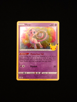 Pokemon Mew 011/025 - Celebrations 25th Anniversary - Holo NM - Image 1