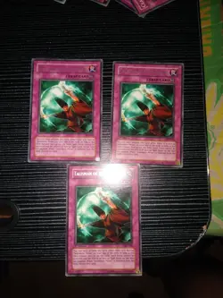 X3 YUGIOH TALISMAN OF SPELL SEALING RARE AST-049 NM - Image 1