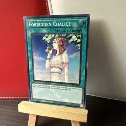 Yugioh Forbidden Chalice OP19-EN011 Super Rare NM + BONUS HOLO - Image 2