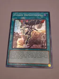 FUSION DEPLOYMENT SUPER RARE 1ST EDITION SDCS-EN030 YUGIOH! - Image 2
