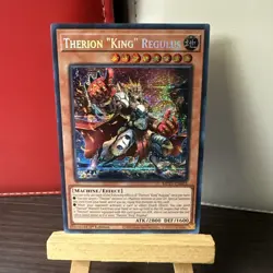 Yugioh Therion “King” Regulus MP23-EN063 Secret Rare 1st Ed NM + BONUS - Image 1