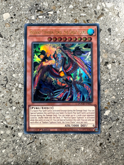 Yugioh Radiant Typhoon Fonix, the Great Flame DOOD-EN017 Ultra Rare 1st Ed NM-M - Image 1