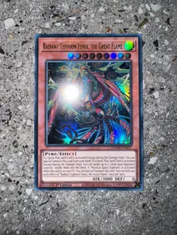 Yugioh Radiant Typhoon Fonix, the Great Flame DOOD-EN017 Ultra Rare 1st Ed NM-M - Image 3