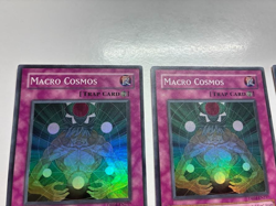 USA SELLER YuGiOh 3 X Macro Cosmos - DR04-EN237 - Super Rare Playset VLP - Image 3