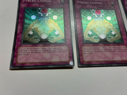 USA SELLER YuGiOh 3 X Macro Cosmos - DR04-EN237 - Super Rare Playset VLP - Image 5
