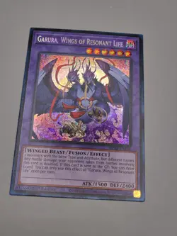 Yugioh Garura, Wings of Resonant Life Prismatic Secret MP23-EN148 1st NM - Image 2