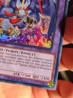Yugioh Garura, Wings of Resonant Life Prismatic Secret MP23-EN148 1st NM - Image 4