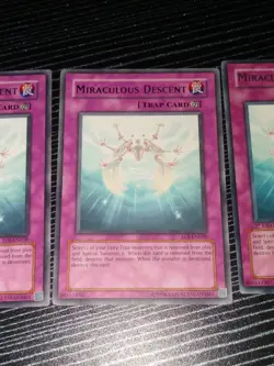 Miraculous Descent EOJ-EN058 X 3 Rare Mint YUGIOH - Image 3