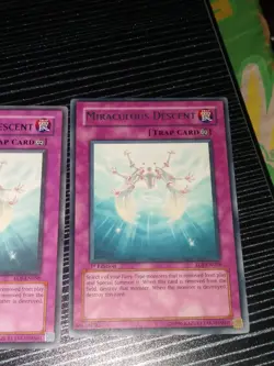 Miraculous Descent EOJ-EN058 X 3 Rare Mint YUGIOH - Image 4