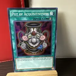Yugioh Pot of Acquisitiveness INOV-EN065 Super Rare 1st Edition Near Mint +BONUS - Image 2