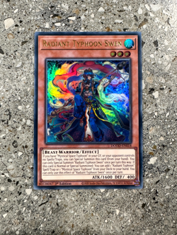Yugioh TCG Radiant Typhoon Swen DOOD-EN014 Ultra Rare 1st Edition NM-M - Image 1