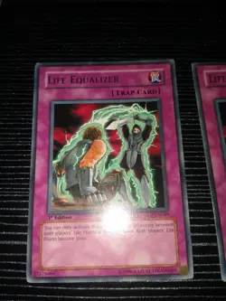 x 2 Life Equalizer - EOJ-EN049 - Rare 1st Ed Yugioh Lp - Image 3