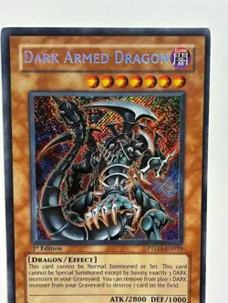 USA Seller Yugioh Dark Armed Dragon PTDN-EN019 Secret Rare 1st Edition - Image 2